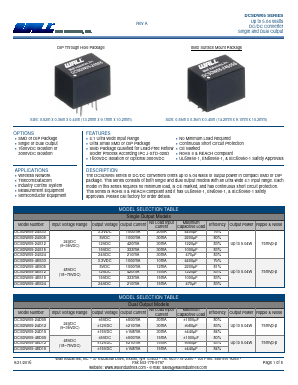 DCSDW05-24S05 Datasheet PDF Wall Industries,Inc.