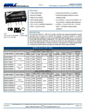 LANE512N6KV Datasheet PDF Wall Industries,Inc.