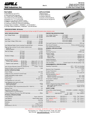 CB12D5-3000 Datasheet PDF Wall Industries,Inc.