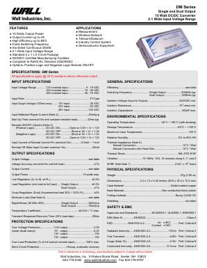 DM48D5-1500 Datasheet PDF Wall Industries,Inc.