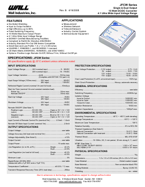 JFCW48D12-625 Datasheet PDF Wall Industries,Inc.