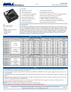 JFCW24D15-10 Datasheet PDF Wall Industries,Inc.