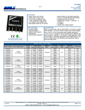SU33S05 Datasheet PDF Wall Industries,Inc.