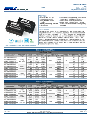 DCMSPU01-05S12H Datasheet PDF Wall Industries,Inc.