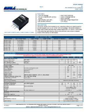 DCDA1-0652 Datasheet PDF Wall Industries,Inc.
