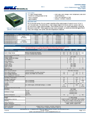 DCHF500W-SD110-48 Datasheet PDF Wall Industries,Inc.