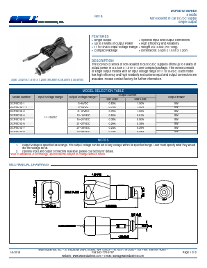 DCPSD12-1-1 Datasheet PDF Wall Industries,Inc.