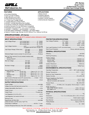 JFC12S33-4000 Datasheet PDF Wall Industries,Inc.