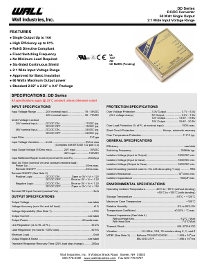 DD24S33-14000 Datasheet PDF Wall Industries,Inc.