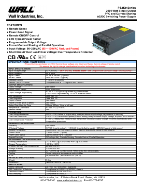 PS2K0-48 Datasheet PDF Wall Industries,Inc.