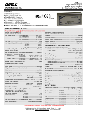 JRW24S5-2000 Datasheet PDF Wall Industries,Inc.