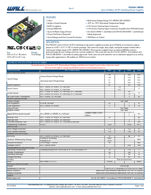 PSIUU61-105 Datasheet PDF Wall Industries,Inc.