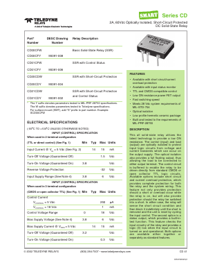 CD01CFY Datasheet PDF Willow Technologies Ltd