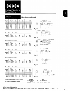 861-12 Datasheet PDF Winchester Electronics Corporation