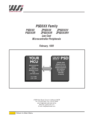 PSD303 Datasheet PDF Waferscale Integration