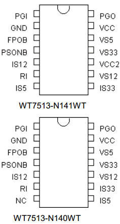 WT7513-N140WT Datasheet PDF Weltrend Semiconductor