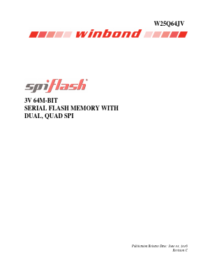 W25Q64JVSTIQ Datasheet PDF Winbond