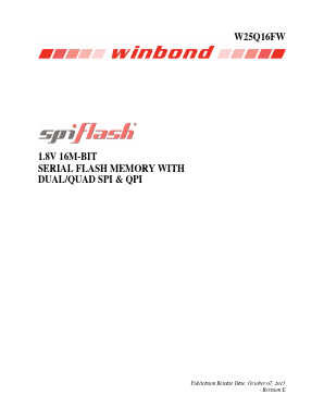 25Q16FWVIQ Datasheet PDF Winbond