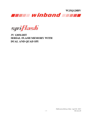 25Q128BVCP Datasheet PDF Winbond