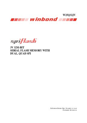 W25Q32JVSFIQ Datasheet PDF Winbond