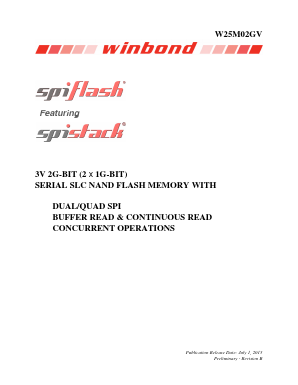 W25M02GVTCIG Datasheet PDF Winbond