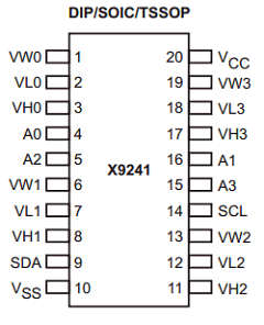 X9241US Datasheet PDF Xicor -> Intersil