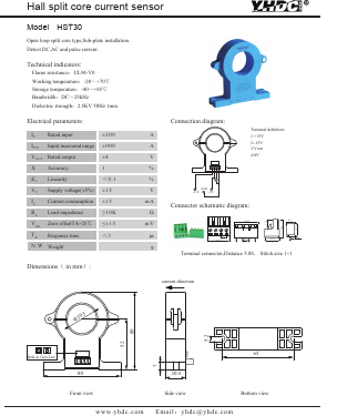 HST30-300A Datasheet PDF Beijing Yaohuadechang Electronic Co., Ltd.