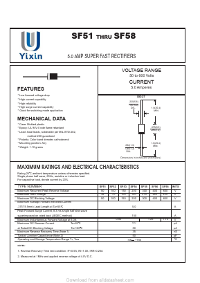SF52 Datasheet PDF Shenzhen Yixinwei Technology Co., Ltd.