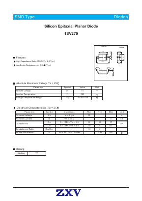 1SV270 Datasheet PDF [Zhaoxingwei Electronics ., Ltd