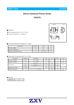1SV276 Datasheet PDF [Zhaoxingwei Electronics ., Ltd