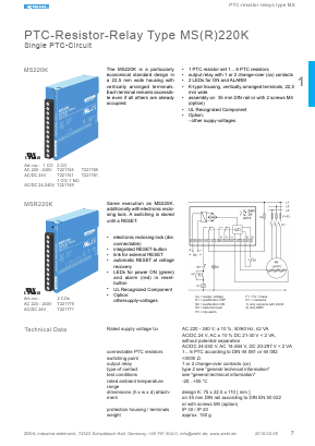 T221771 Datasheet PDF ZIEHL industrie-elektronik GmbH   Co KG