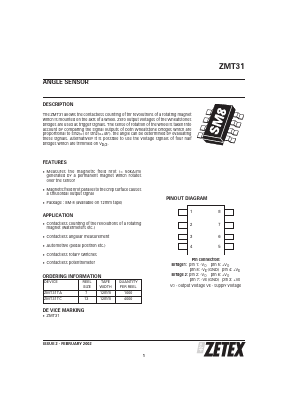 ZMT31TA Datasheet PDF Zetex => Diodes